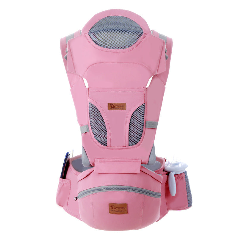 Ergonomic Hipseat Carrier Front Facing  Kangaroo  Wrap Sling for Baby Travel
