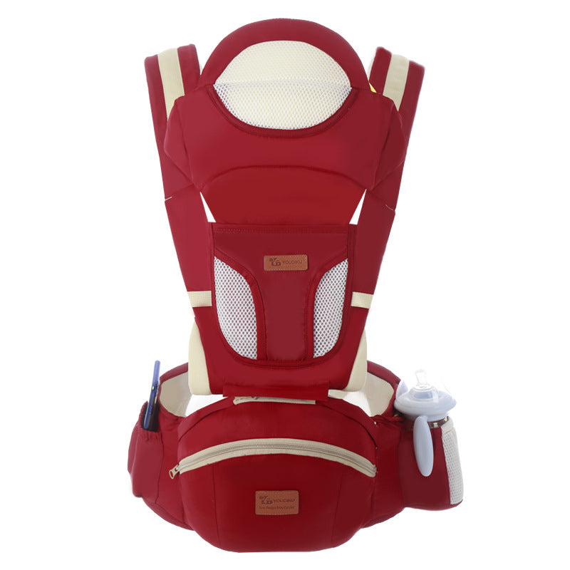 Ergonomic Hipseat Carrier Front Facing  Kangaroo  Wrap Sling for Baby Travel