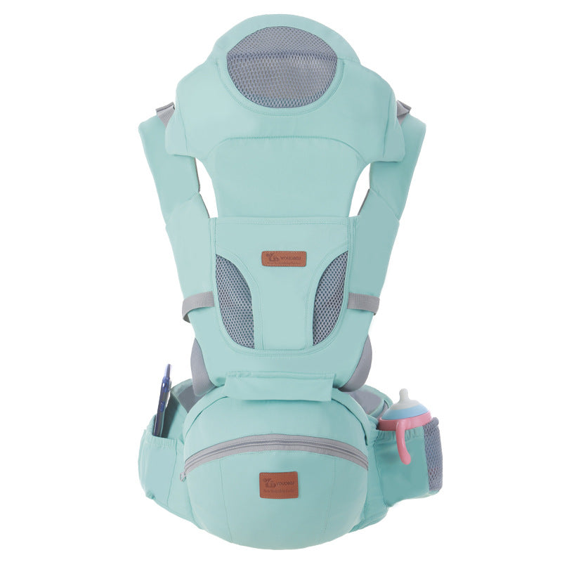 Ergonomic Hipseat Carrier Front Facing  Kangaroo  Wrap Sling for Baby Travel
