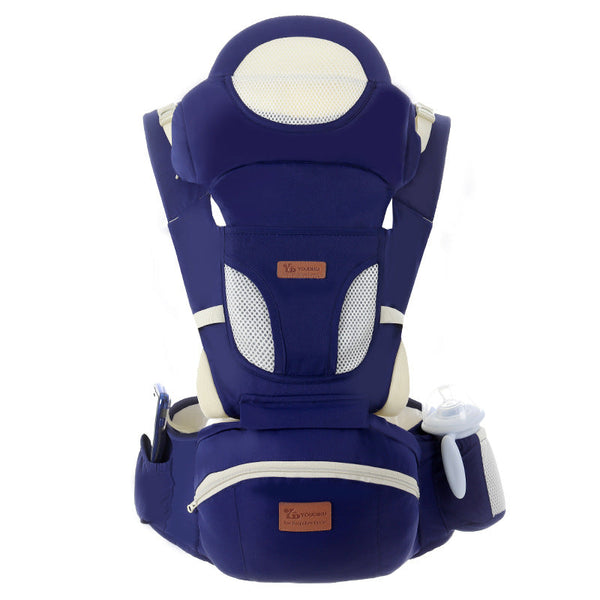 Ergonomic Hipseat Carrier Front Facing  Kangaroo  Wrap Sling for Baby Travel
