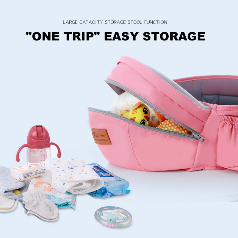 Ergonomic Hipseat Carrier Front Facing  Kangaroo  Wrap Sling for Baby Travel