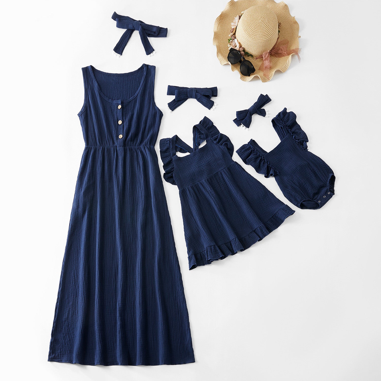 Mother Daughter Matching Dresses Mommy/Baby/Toddler Set