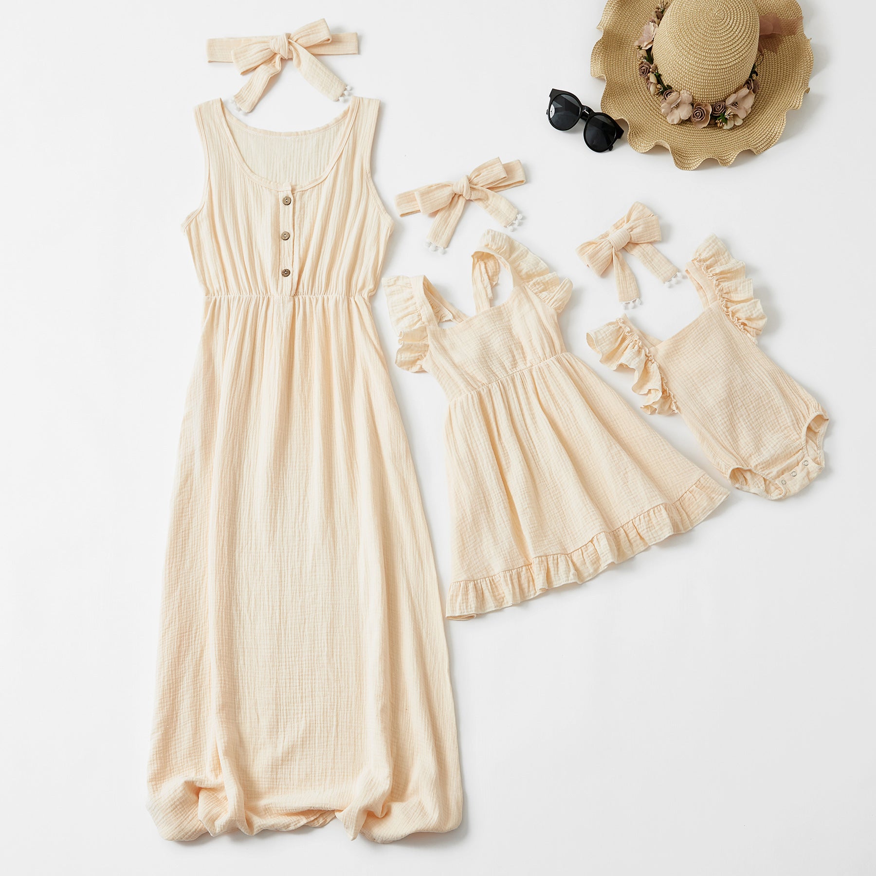 Mother Daughter Matching Dresses Mommy/Baby/Toddler Set