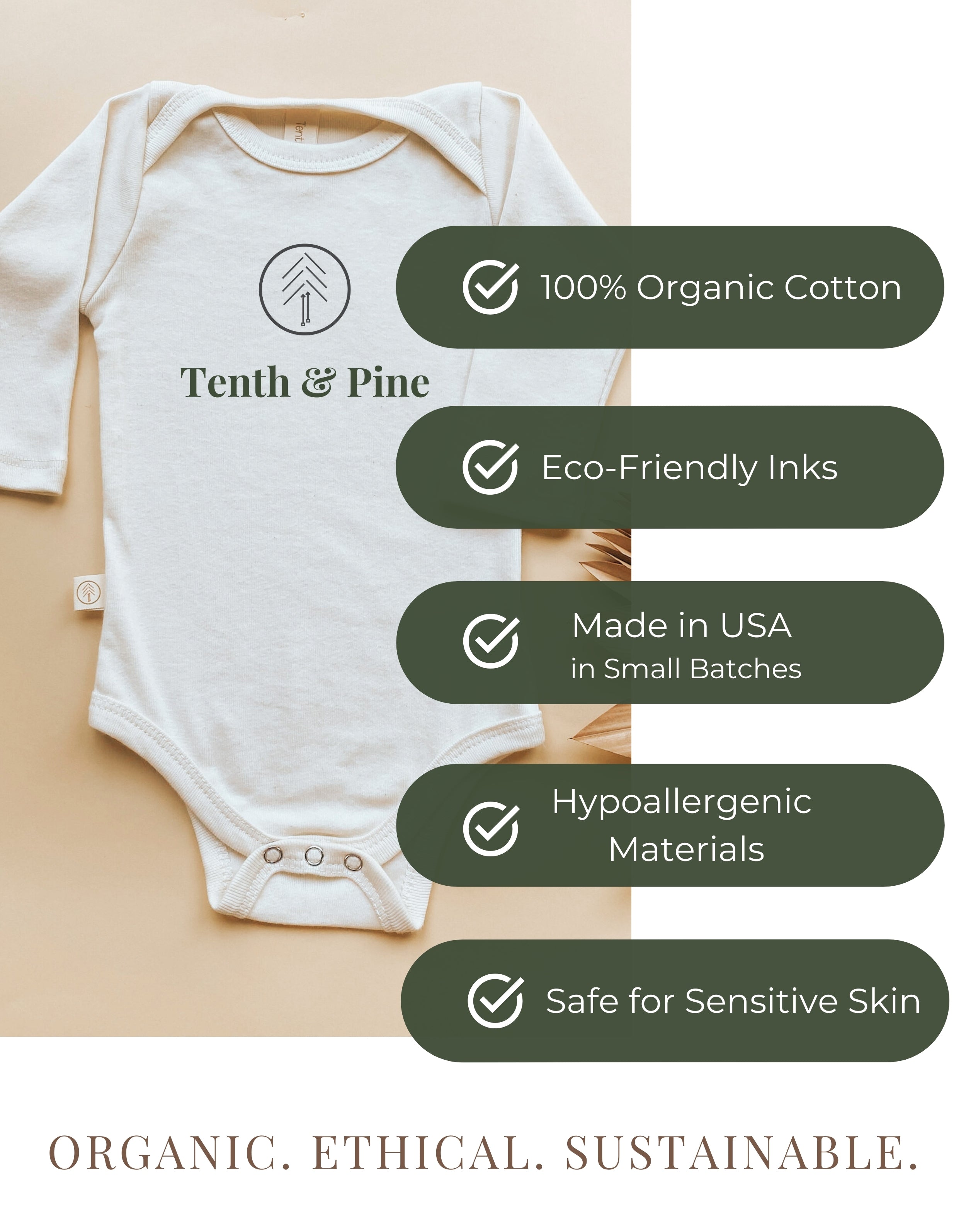Auntie is my Bestie Organic Baby Bodysuit