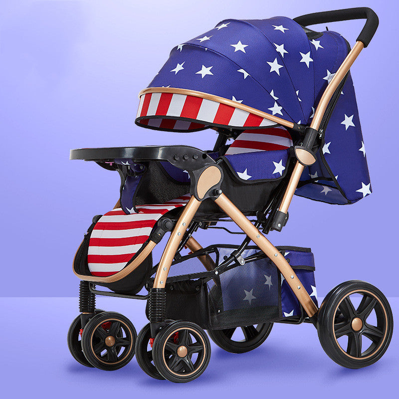 Reversible lightweight stroller
