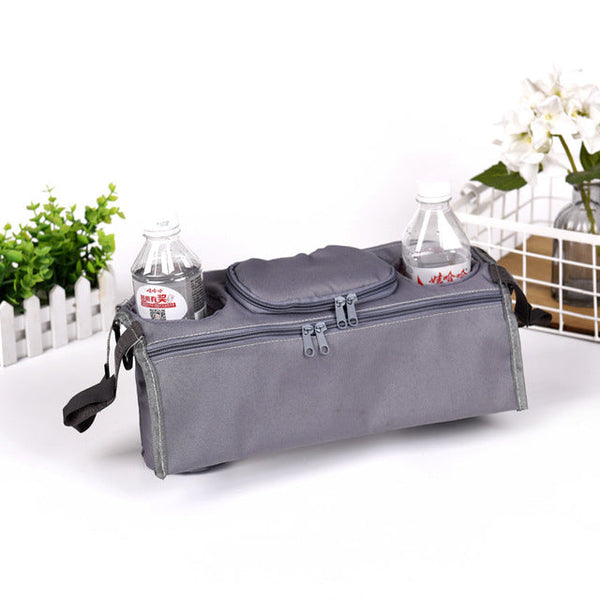 Baby Stroller Organizer Bag with Bottle Cup Holder
