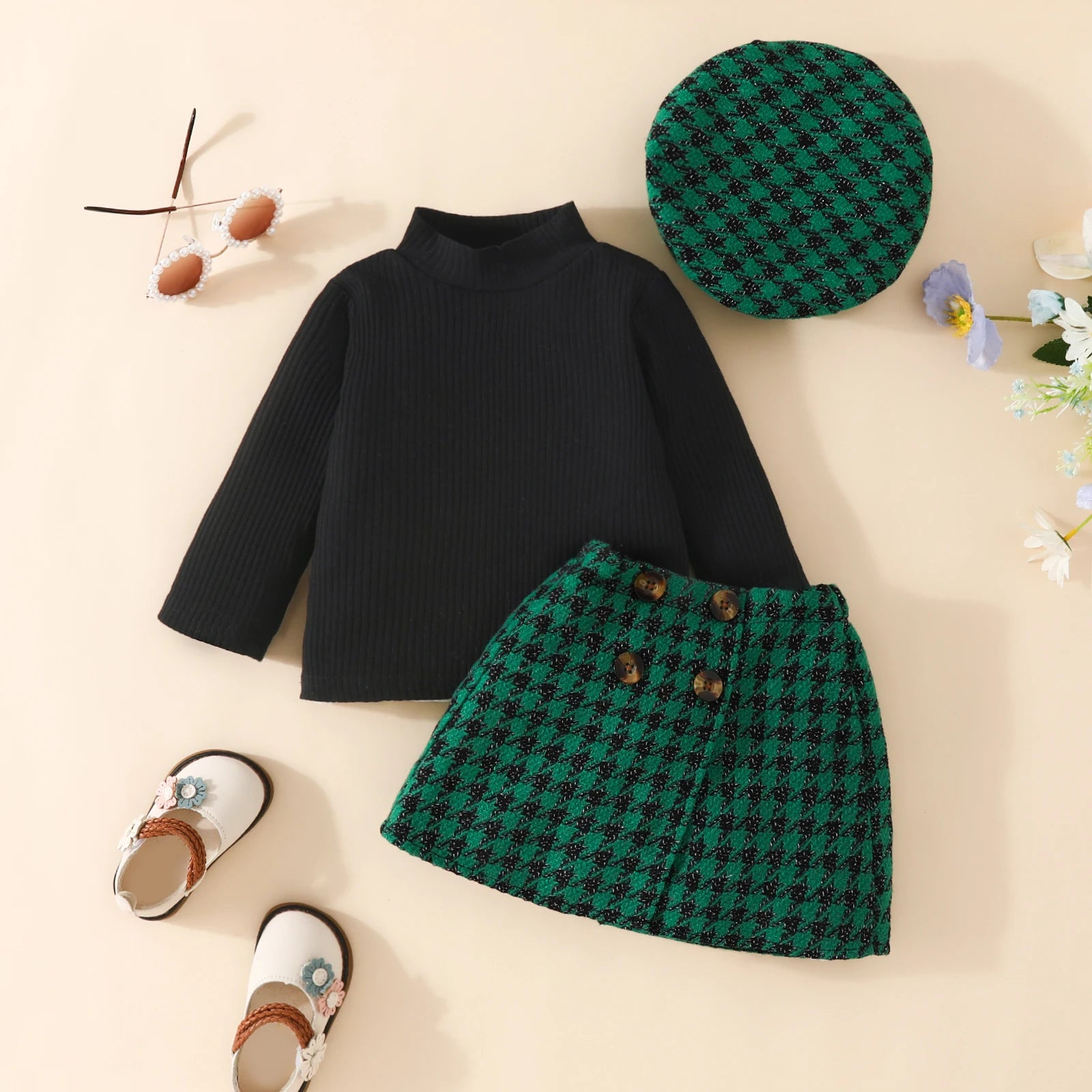 6M-3Y Christmas Outfit for Girls