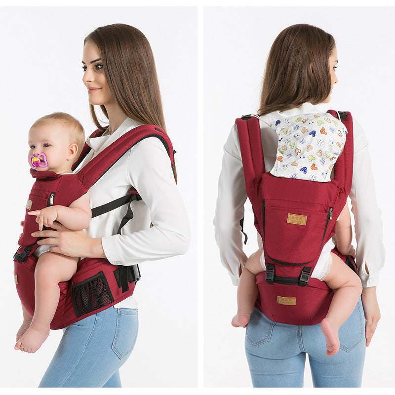 Baby carrier breathable with baby waist stool