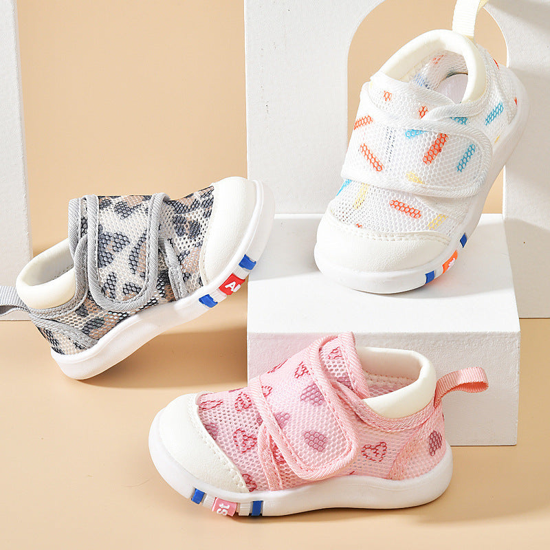 Baby summer non-slip breathable sneakers Toddler  12M-2yrs  Soft Bottom Mesh Surface Shoe