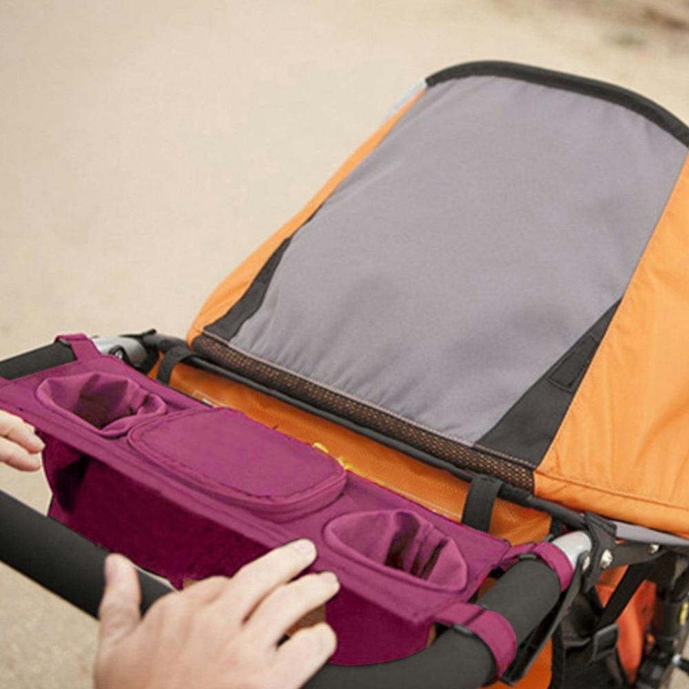 Baby Stroller Organizer Bag with Bottle Cup Holder