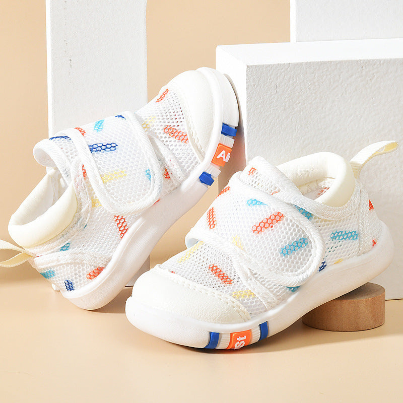 Baby summer non-slip breathable sneakers Toddler  12M-2yrs  Soft Bottom Mesh Surface Shoe