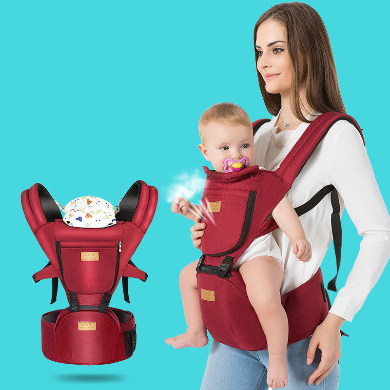 Baby carrier breathable with baby waist stool