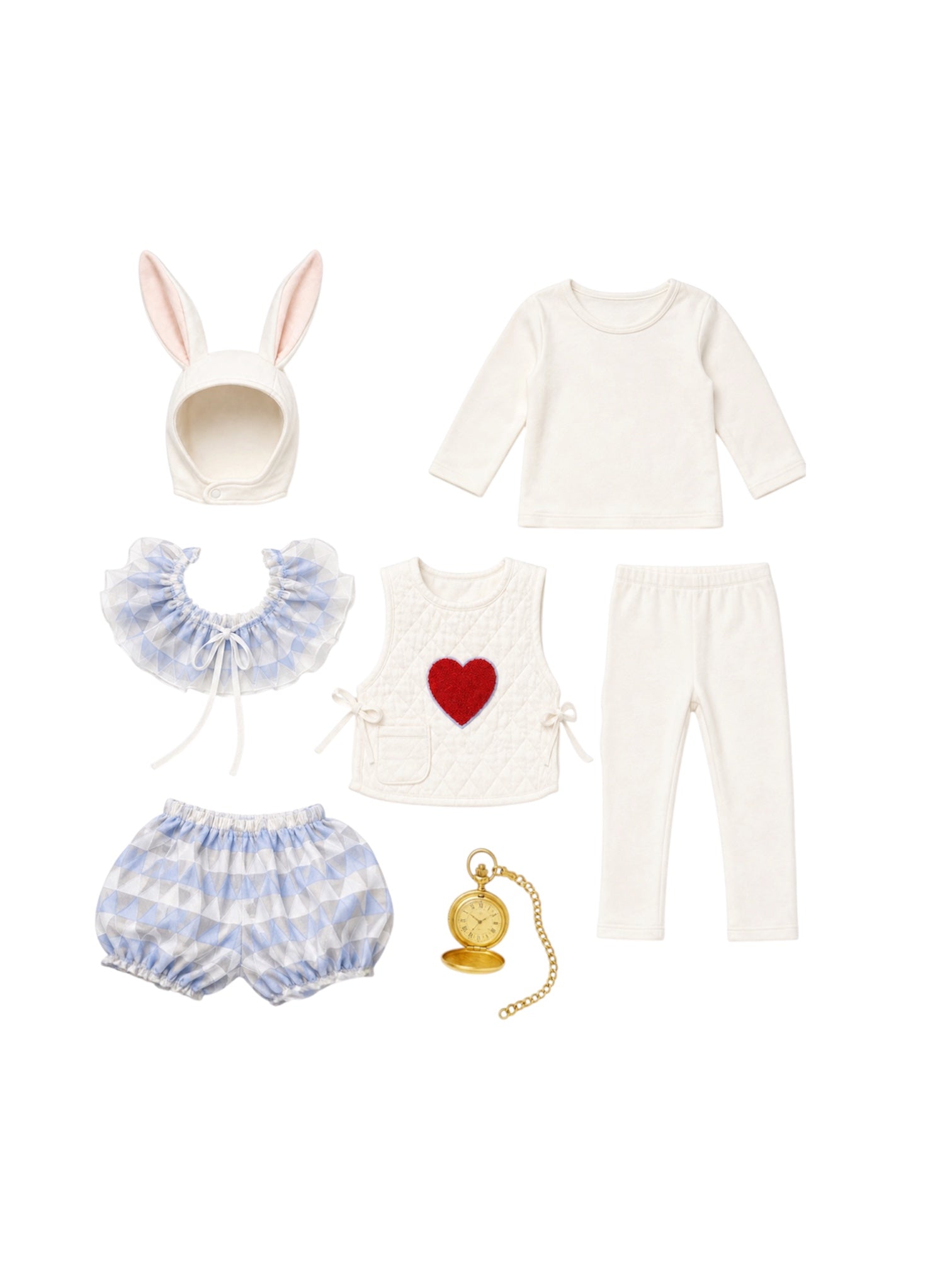 White Rabbit –  Baby Alice in Wonderland Halloween Costume