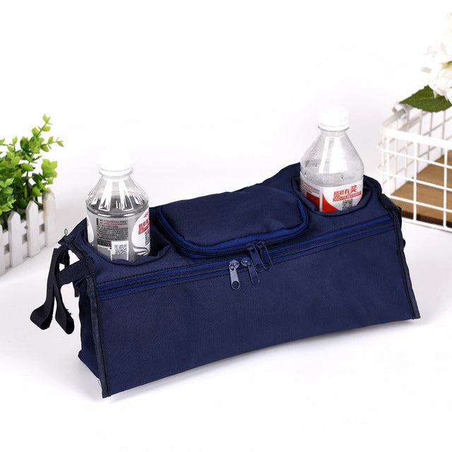 Baby Stroller Organizer Bag with Bottle Cup Holder