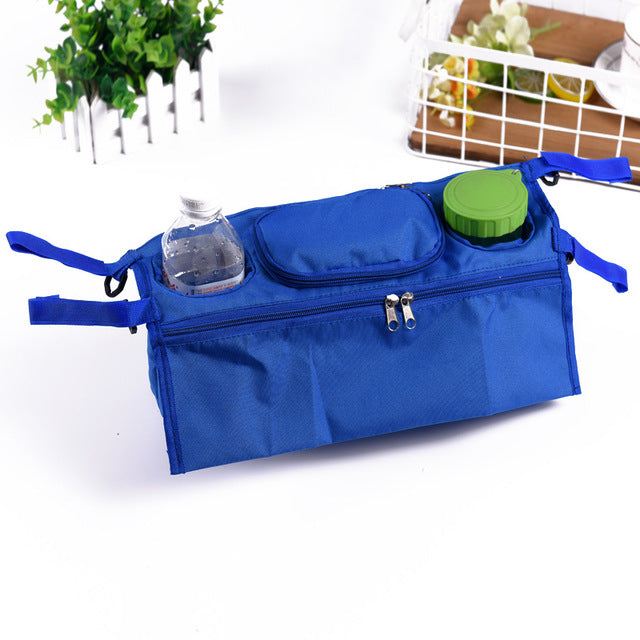 Baby Stroller Organizer Bag with Bottle Cup Holder