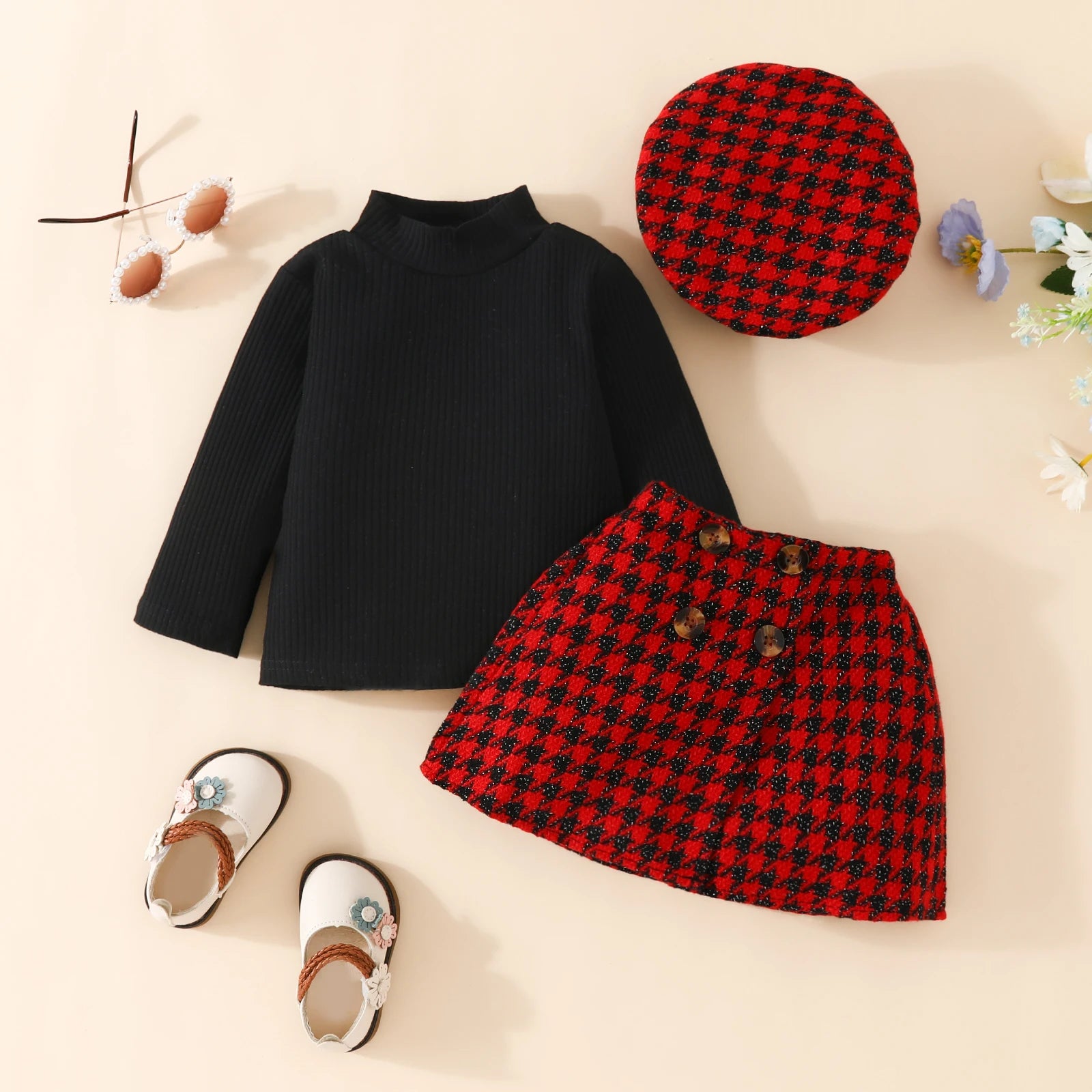 6M-3Y Christmas Outfit for Girls