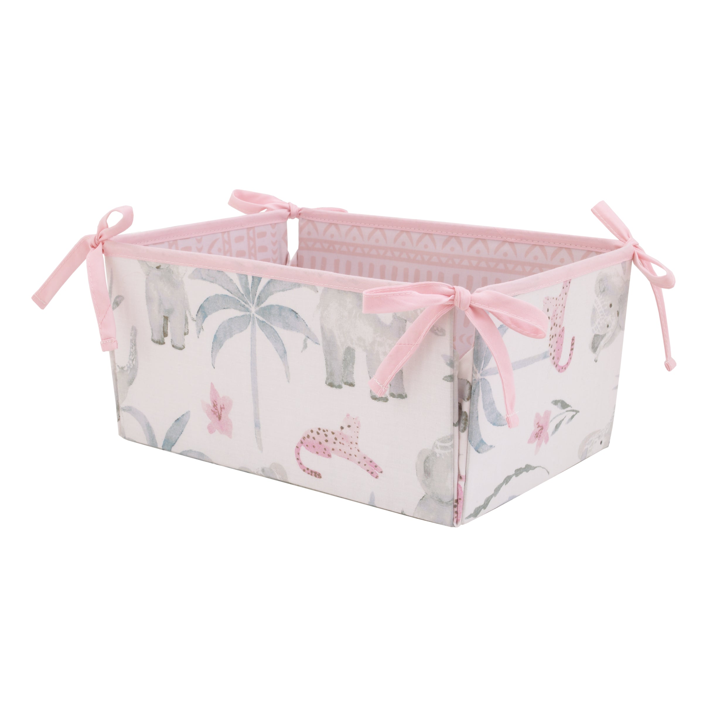 NoJo Tropical Princess Elephant 4 Piece Crib Bedding Set