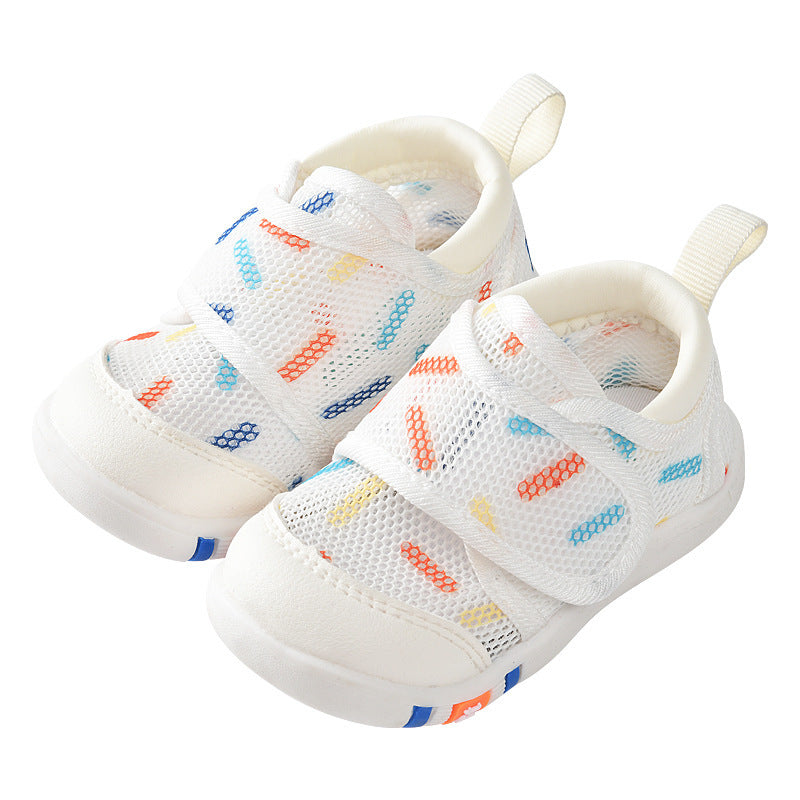 Baby summer non-slip breathable sneakers Toddler  12M-2yrs  Soft Bottom Mesh Surface Shoe