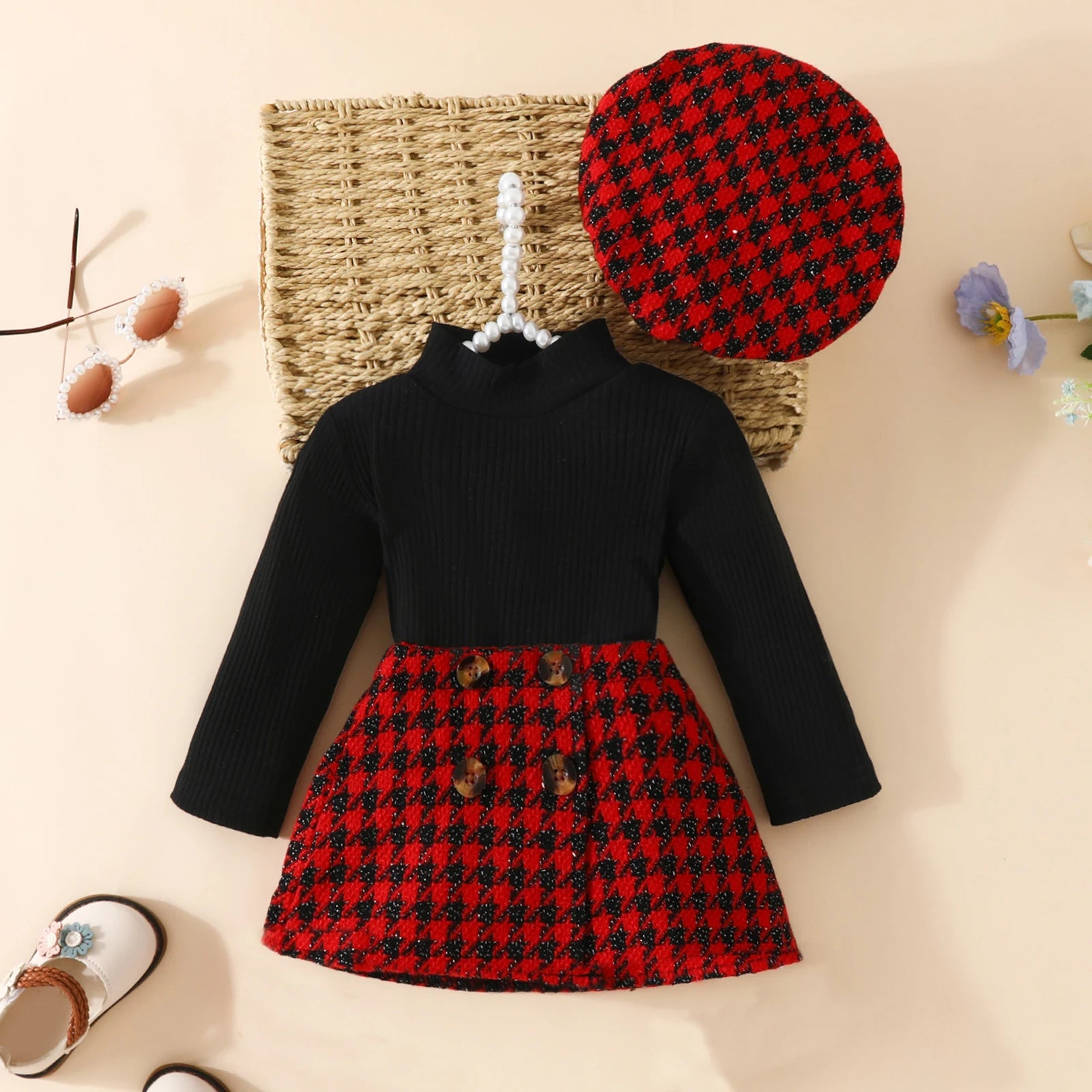 6M-3Y Christmas Outfit for Girls