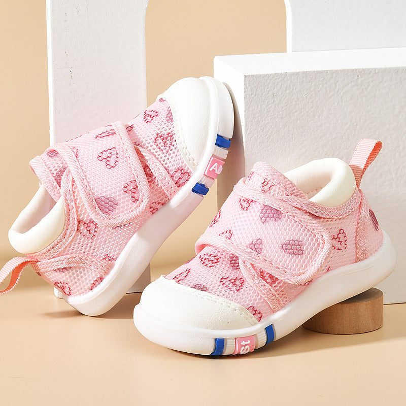 Baby summer non-slip breathable sneakers Toddler  12M-2yrs  Soft Bottom Mesh Surface Shoe