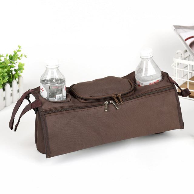 Baby Stroller Organizer Bag with Bottle Cup Holder