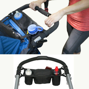 Baby Stroller Organizer Bag with Bottle Cup Holder