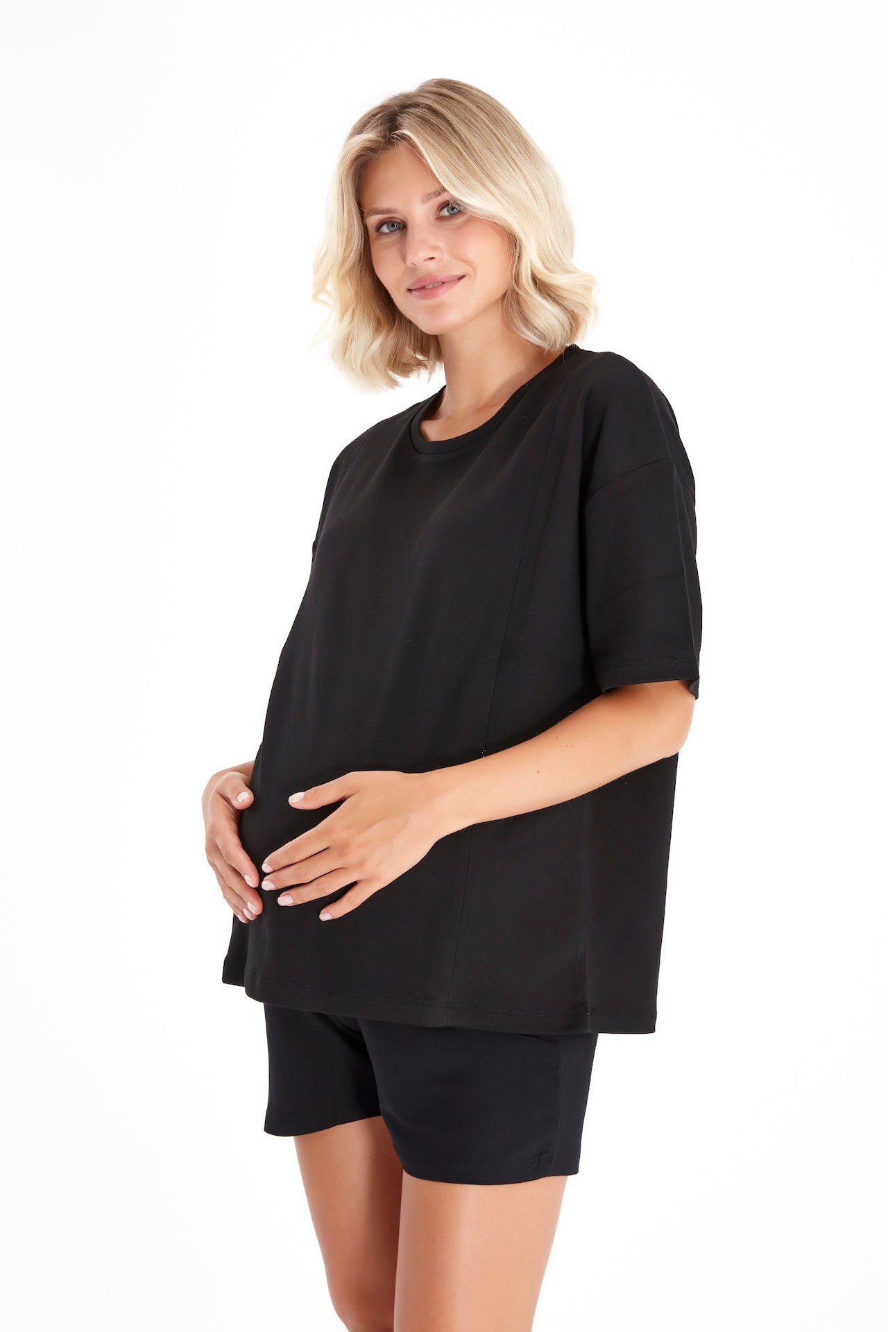 Anytime Side Zip Maternity/Nursing T-Shirt