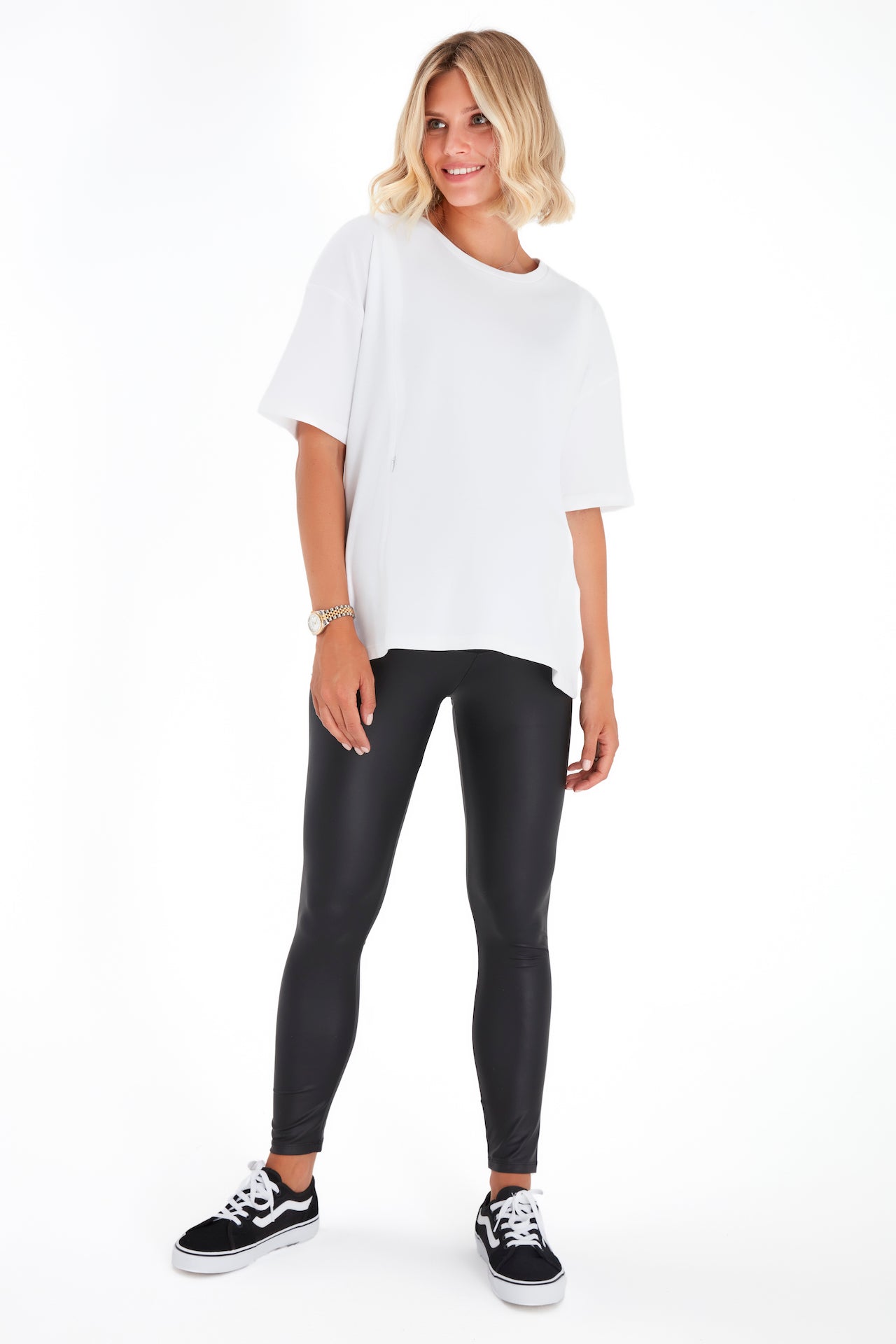 Anytime Side Zip Maternity/Nursing T-Shirt