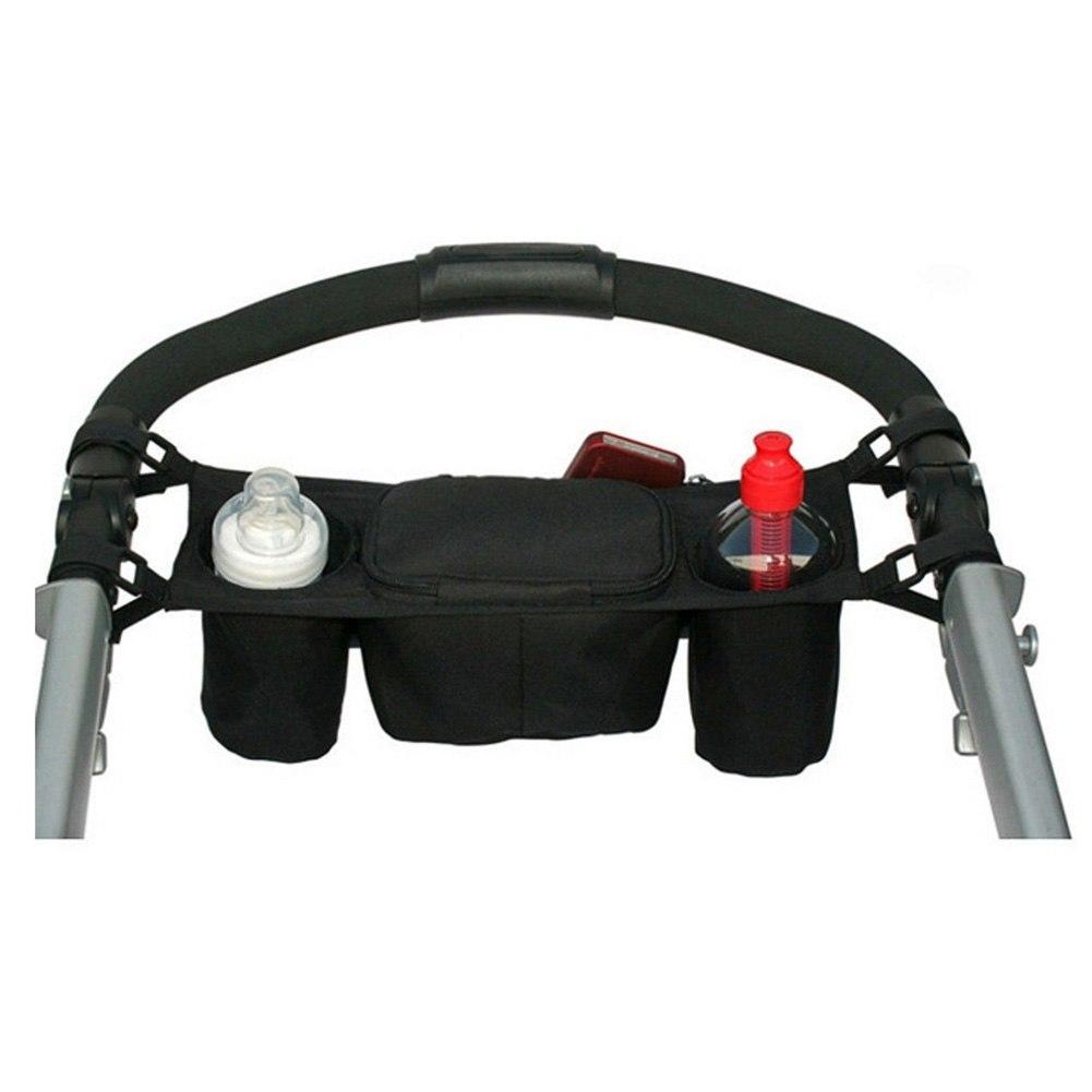 Baby Stroller Organizer Bag with Bottle Cup Holder