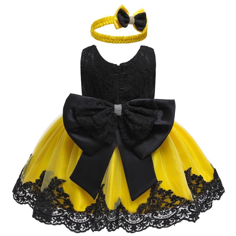 Modern luxury Baby Elegant Baby Girls 1st Year Birthday Dress