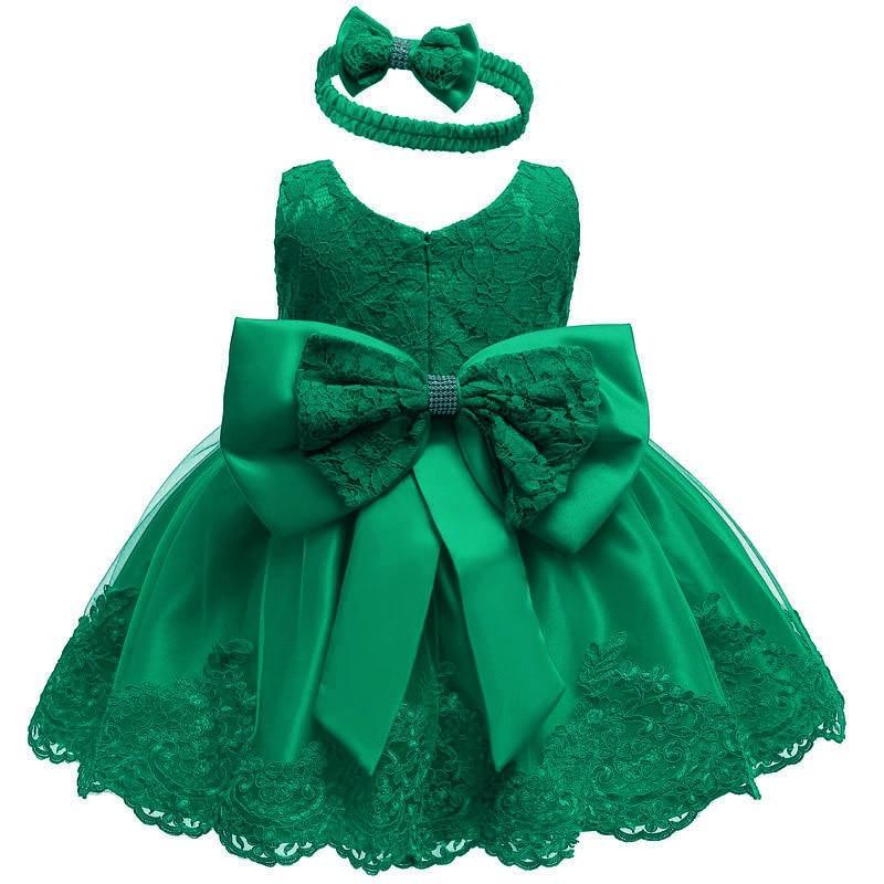 Modern luxury Baby Elegant Baby Girls 1st Year Birthday Dress