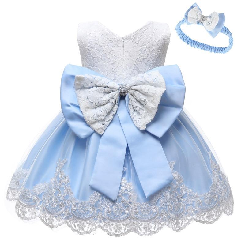 Modern luxury Baby Elegant Baby Girls 1st Year Birthday Dress