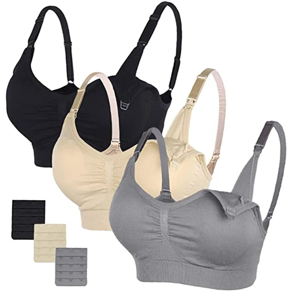 Wire-Free Maternity Nursing Bra – Breathable
