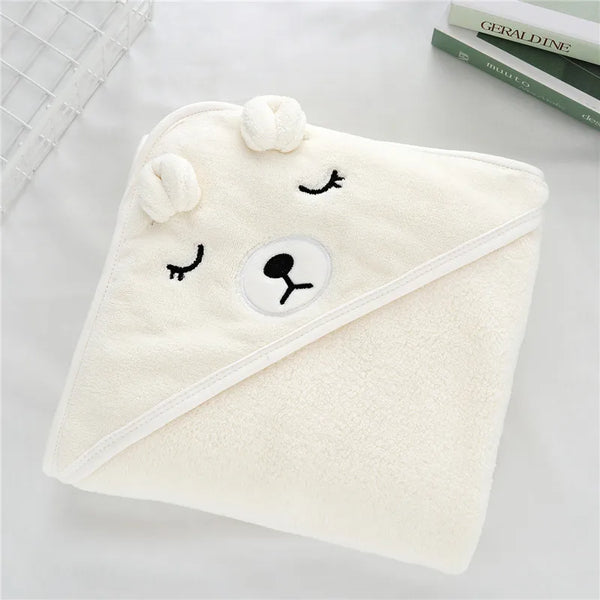 Newborn/Toddler Baby Hooded Super Soft Bath Towel