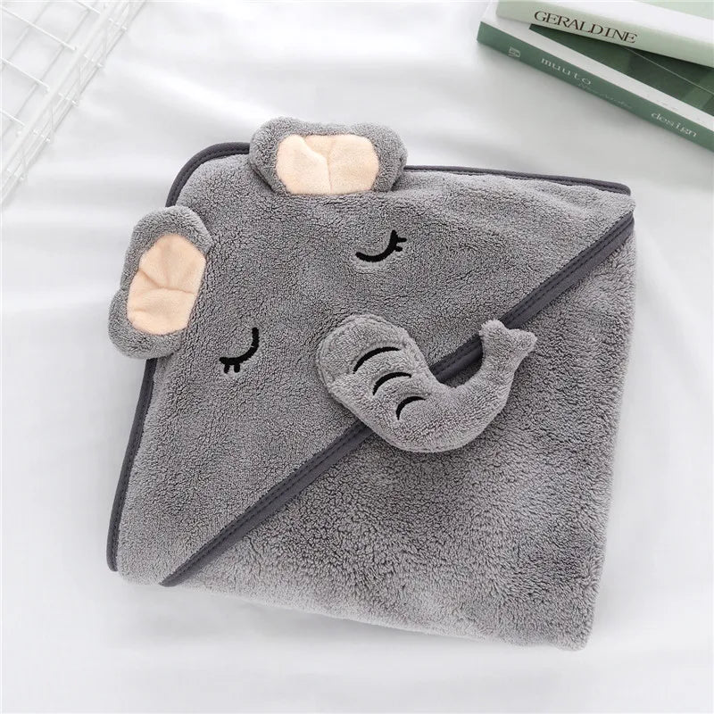 Newborn/Toddler Baby Hooded Super Soft Bath Towel