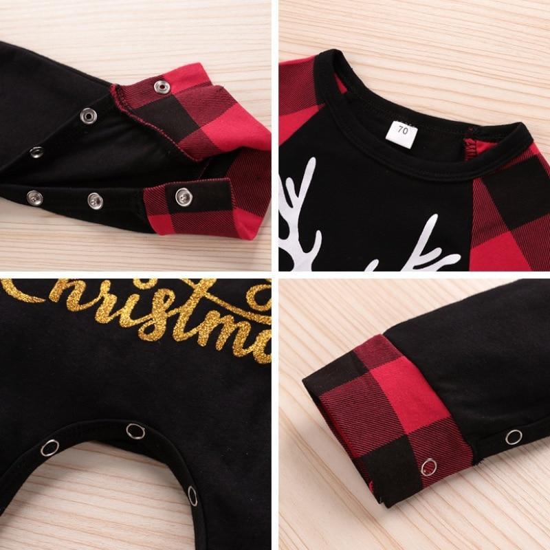 Merry Christmas  Long Sleeve Romper for 0-24 months