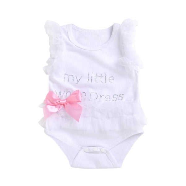 Sleeveless Baby Girl Romper – Summer Infant Bodysuit