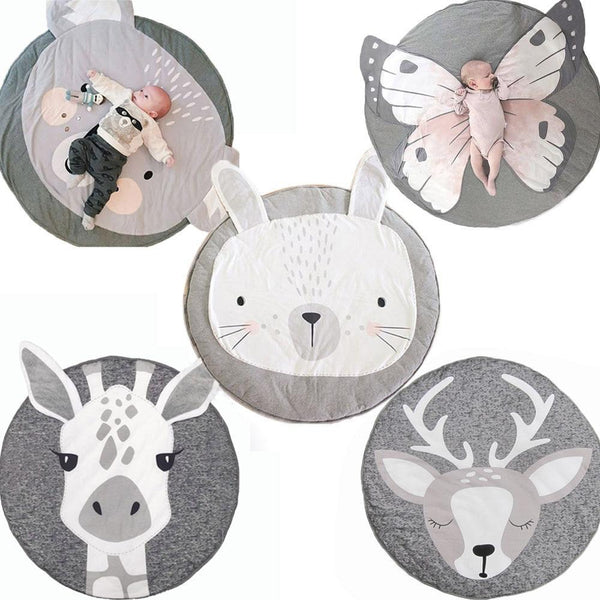 Play Mat Cartoon Animal Mats  for Kids Room/Nursery Decor
