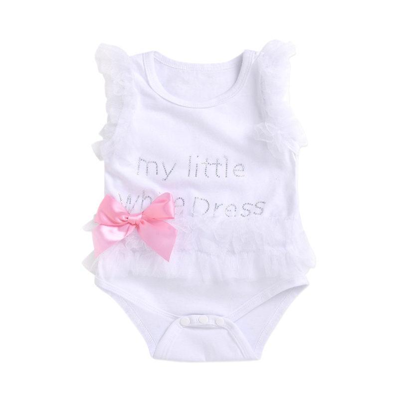 Sleeveless Baby Girl Romper – Summer Infant Bodysuit