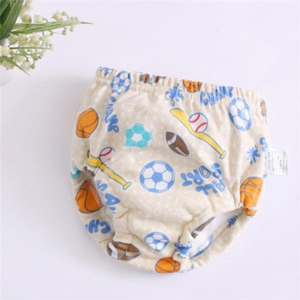 6-Layer Reusable Cotton Baby Training Pants
