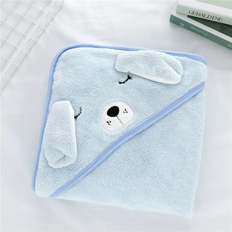 Newborn/Toddler Baby Hooded Super Soft Bath Towel