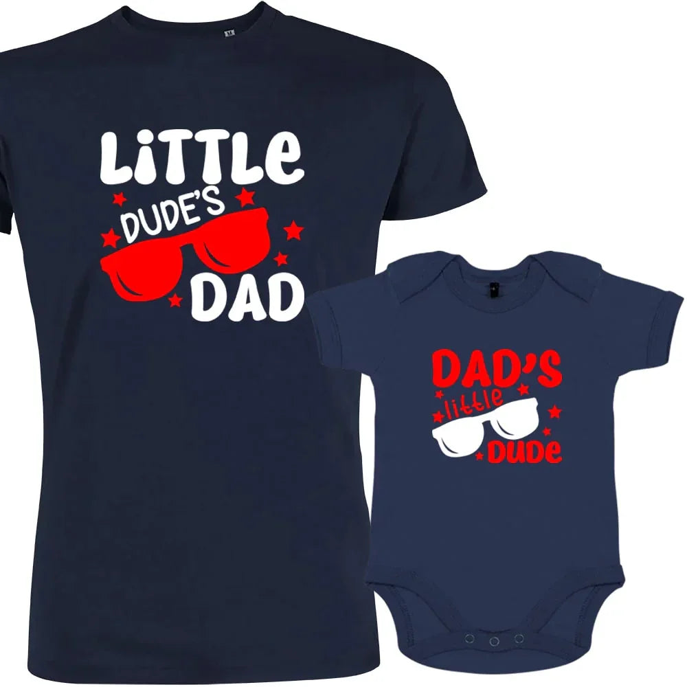 Little Dude's Graphic Tee Matching Set(Organic Cotton)