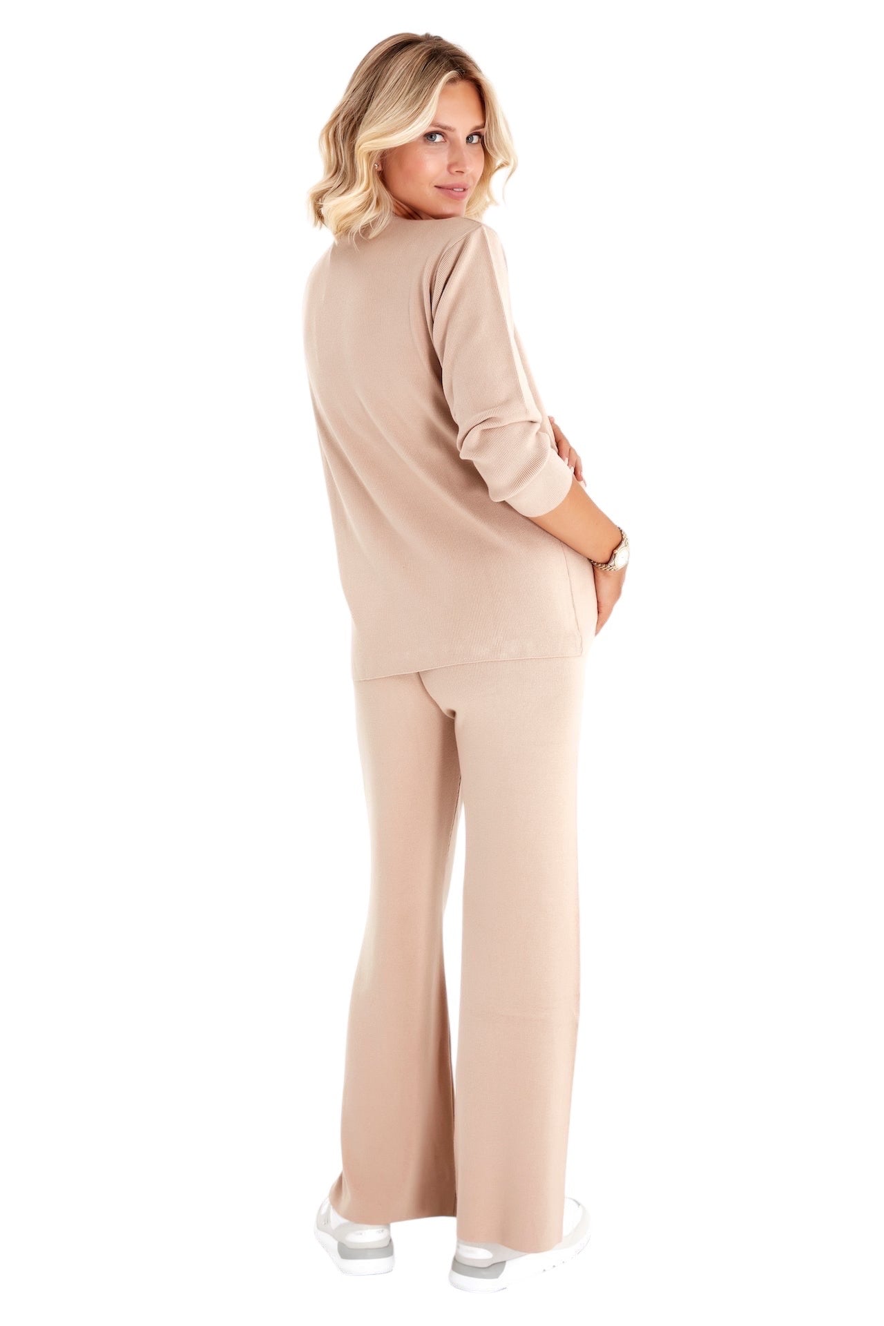 Effortless Elegance Set  Side Zip Long Sleeve Maternity/Nursing outfit