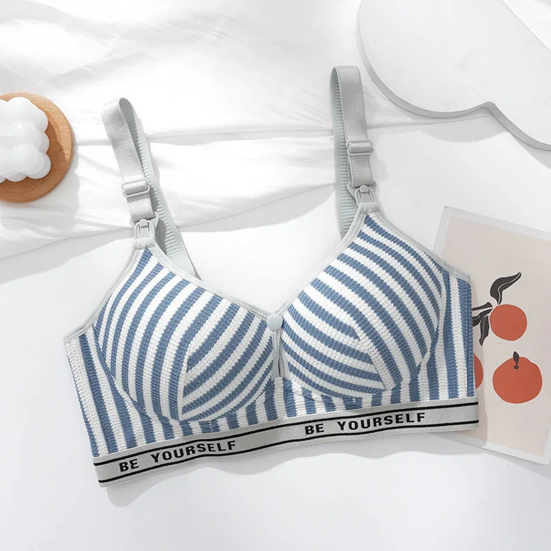 Lightweight Cotton Maternity Breastfeeding Bra