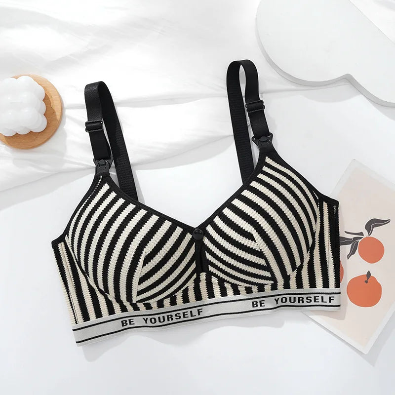 Lightweight Cotton Maternity Breastfeeding Bra