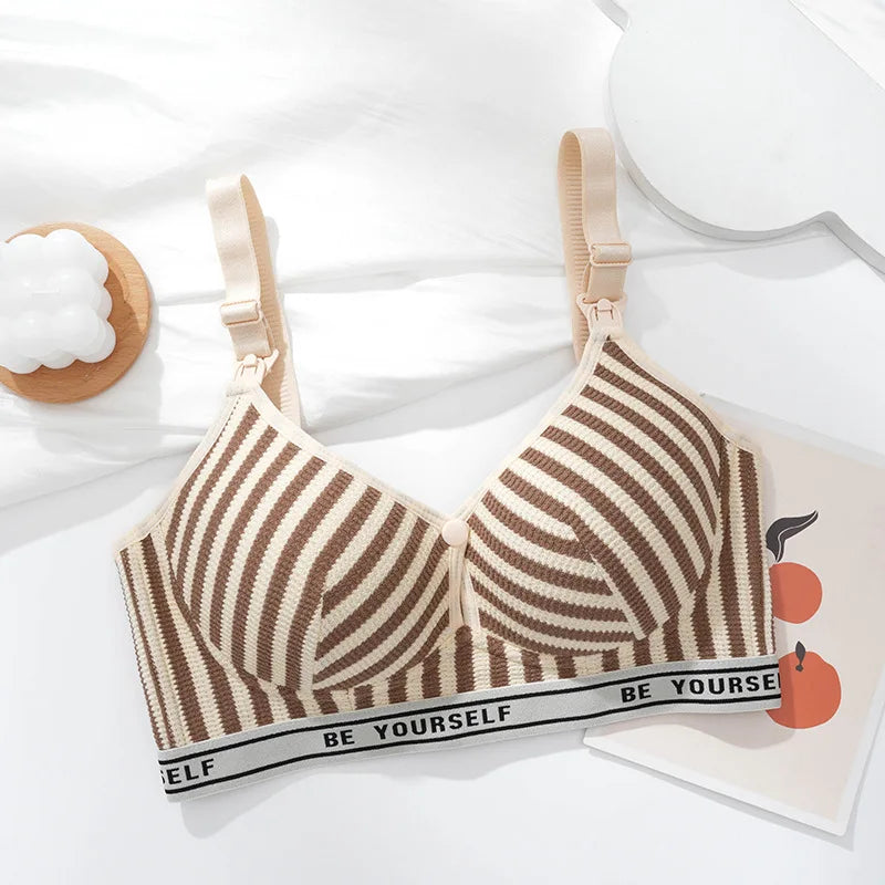 Lightweight Cotton Maternity Breastfeeding Bra