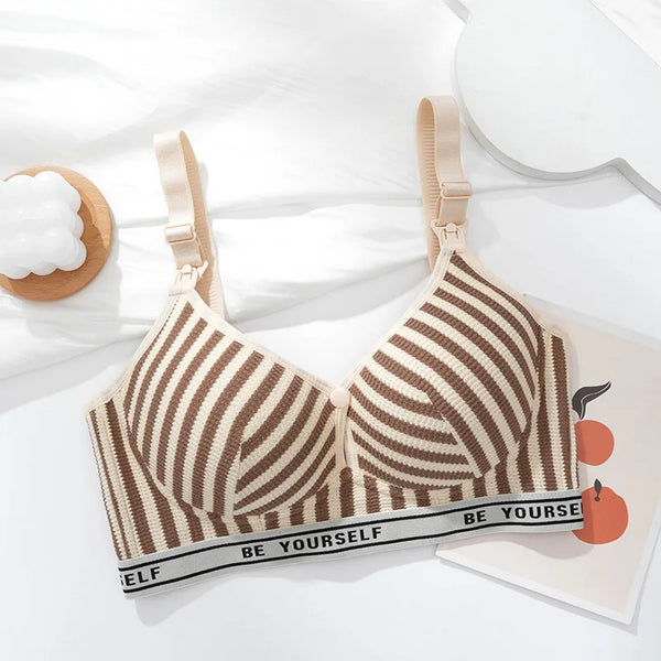 Lightweight Cotton Maternity Breastfeeding Bra