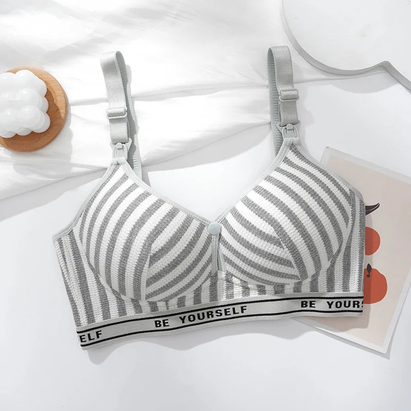 Lightweight Cotton Maternity Breastfeeding Bra