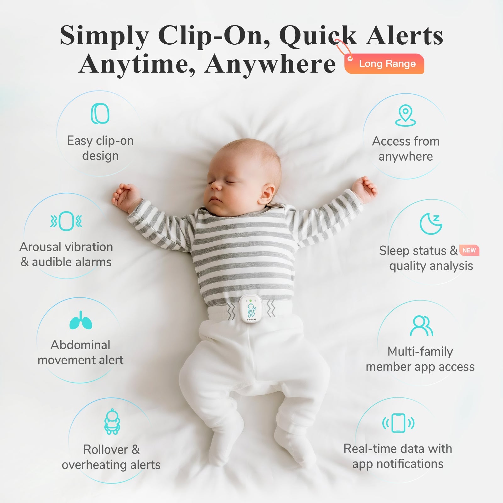 Wireless  (clip on) Pro Baby Monitor