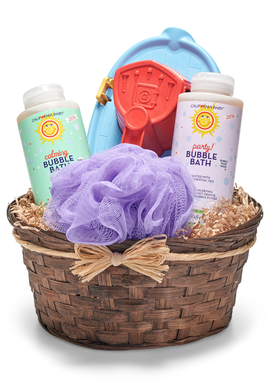 California Baby Bubble Bath Basket